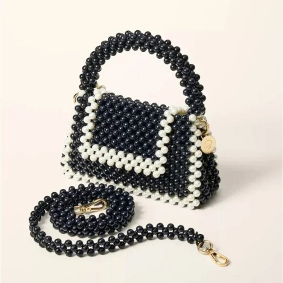 Colorblock Beaded Crossbody Bag - kate spade new york x Target, Black/White - Picture 2 of 6